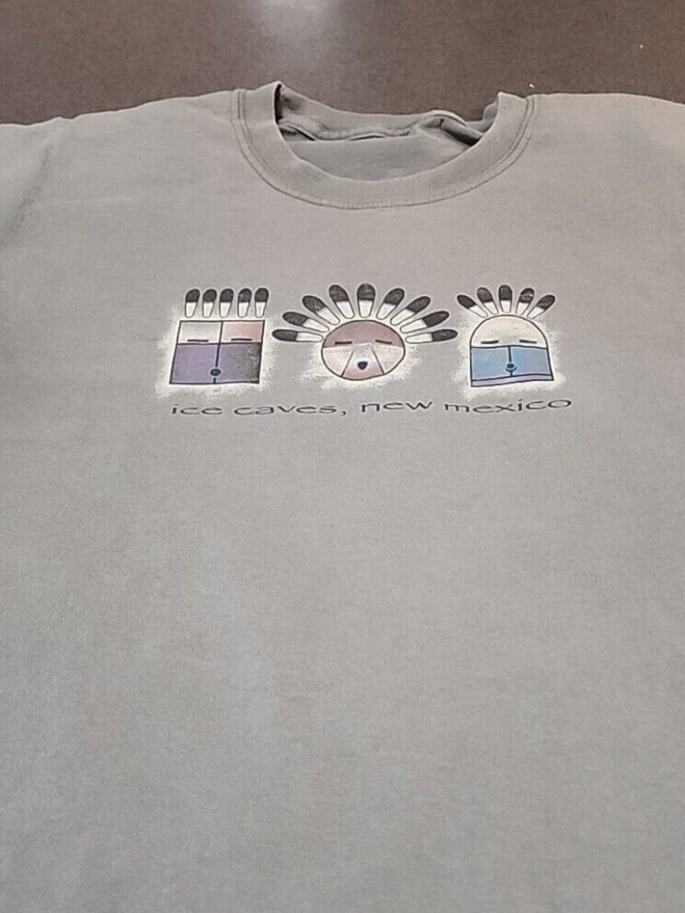 Vintage Ice Caves New Mexico Unisex Adult Tshirt Sz Lrg removed tag